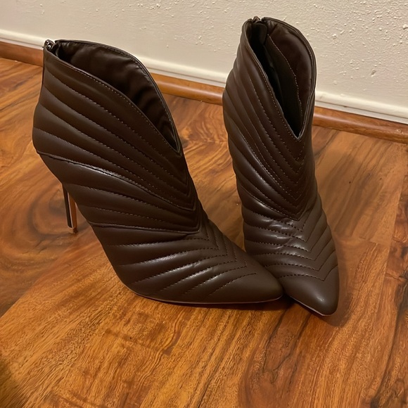Fashion Nova Leather Booties - Picture 6 of 6